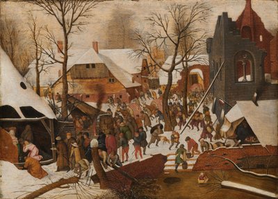 De Aanbidding der Wijzen door Pieter Brueghel the Younger